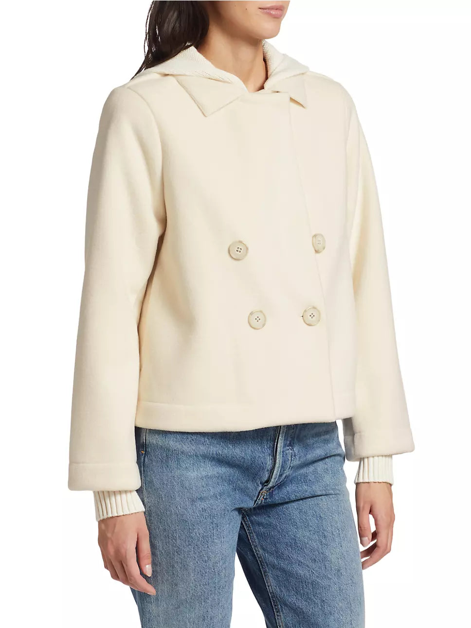 Jordan Crop Peacoat- Snowflake**Final Sale**