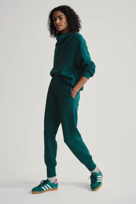 The Slim Cuff Pant 25"—Conifer