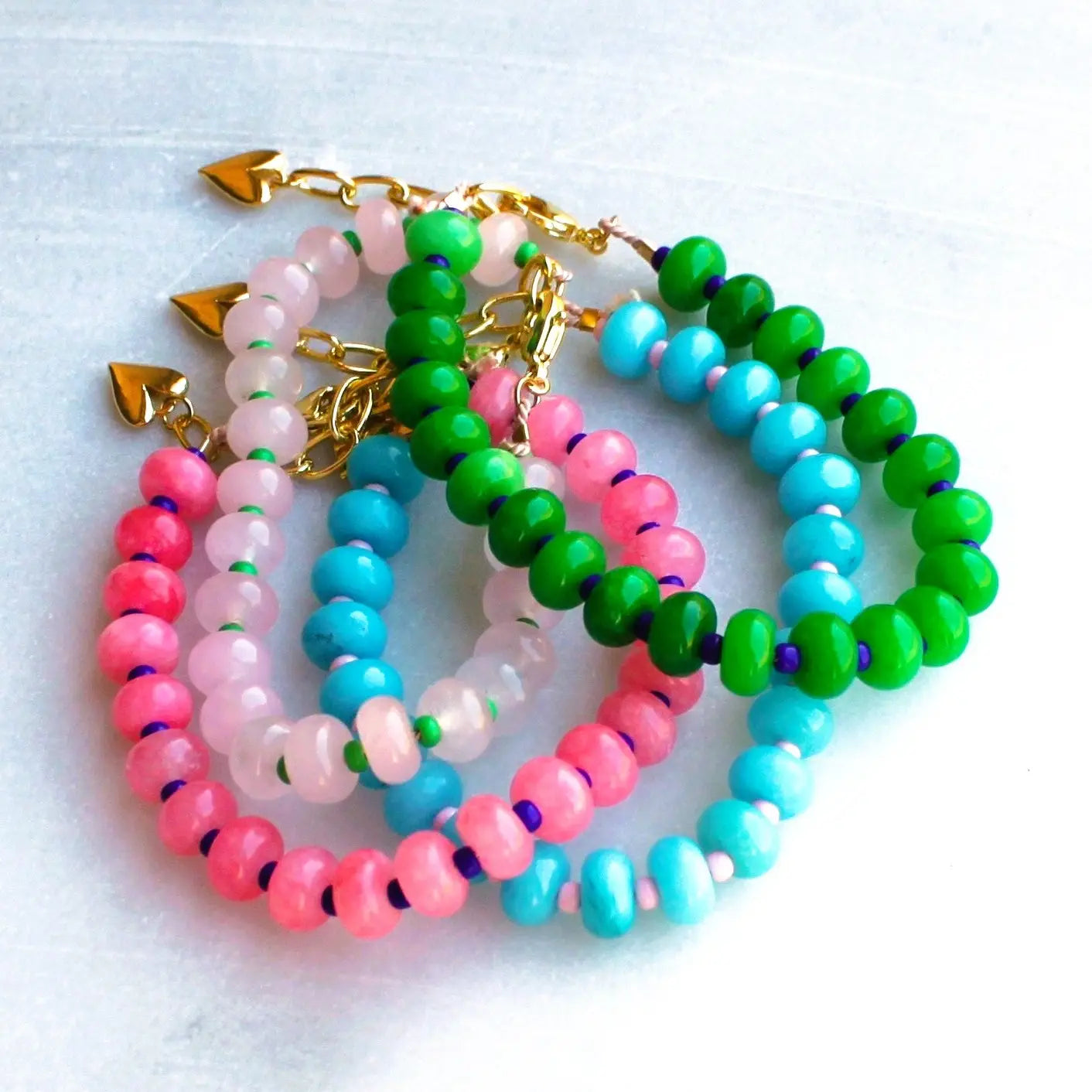 Candy Stone Beaded Bracelet