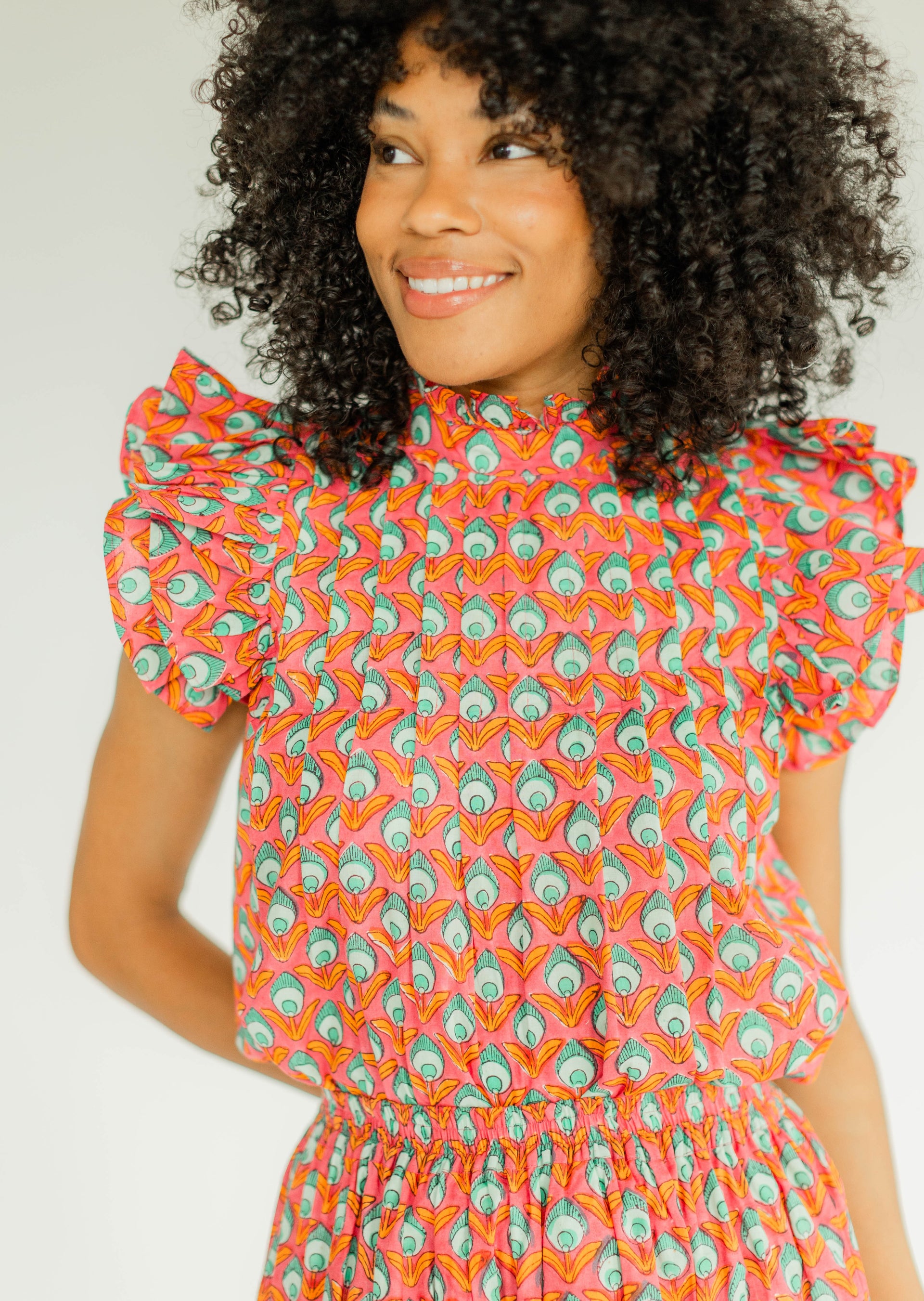 Jasmine Blouse- Golden Poppy **Final Sale**