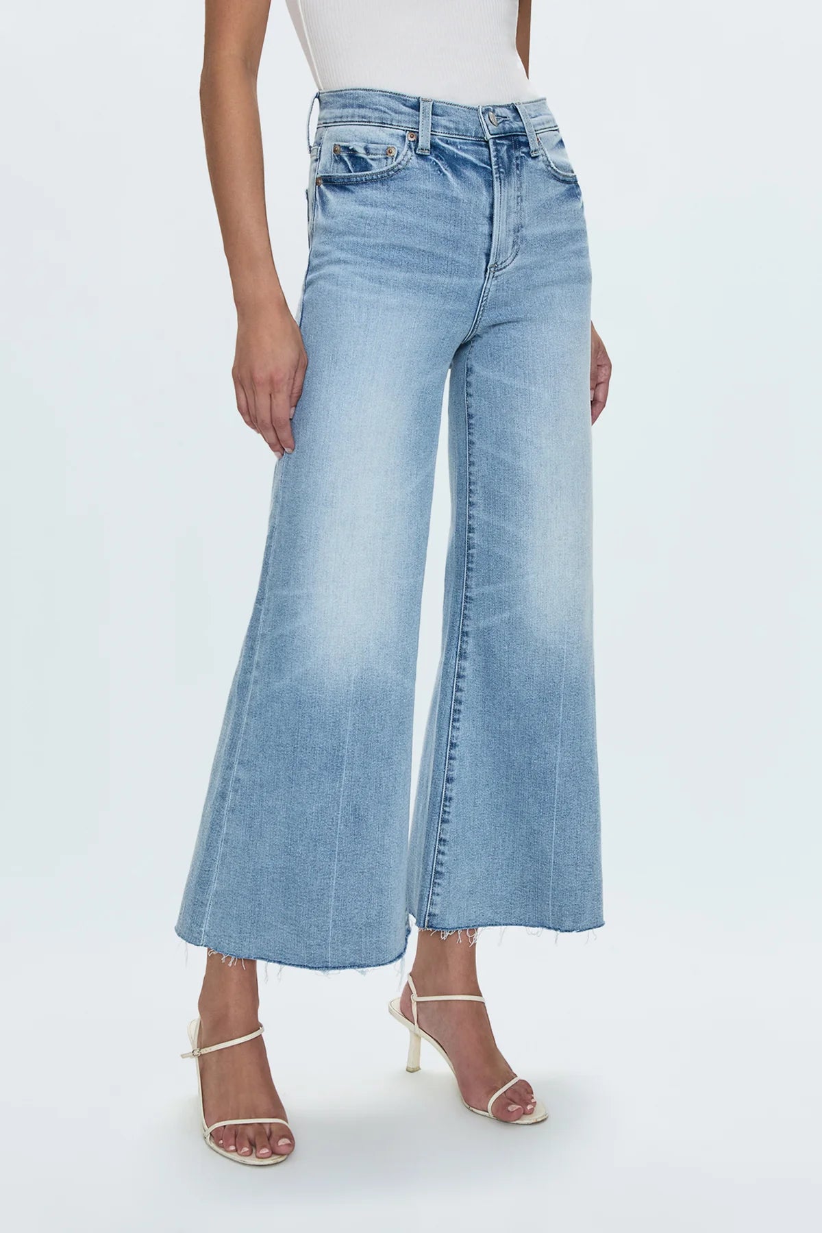 Izzy Mid Rise Wide Leg Crop- Strive **Final Sale**