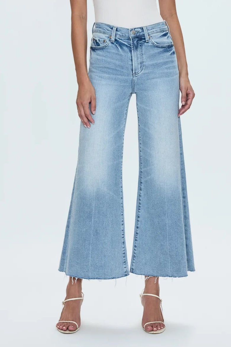 Izzy Mid Rise Wide Leg Crop- Strive **Final Sale**