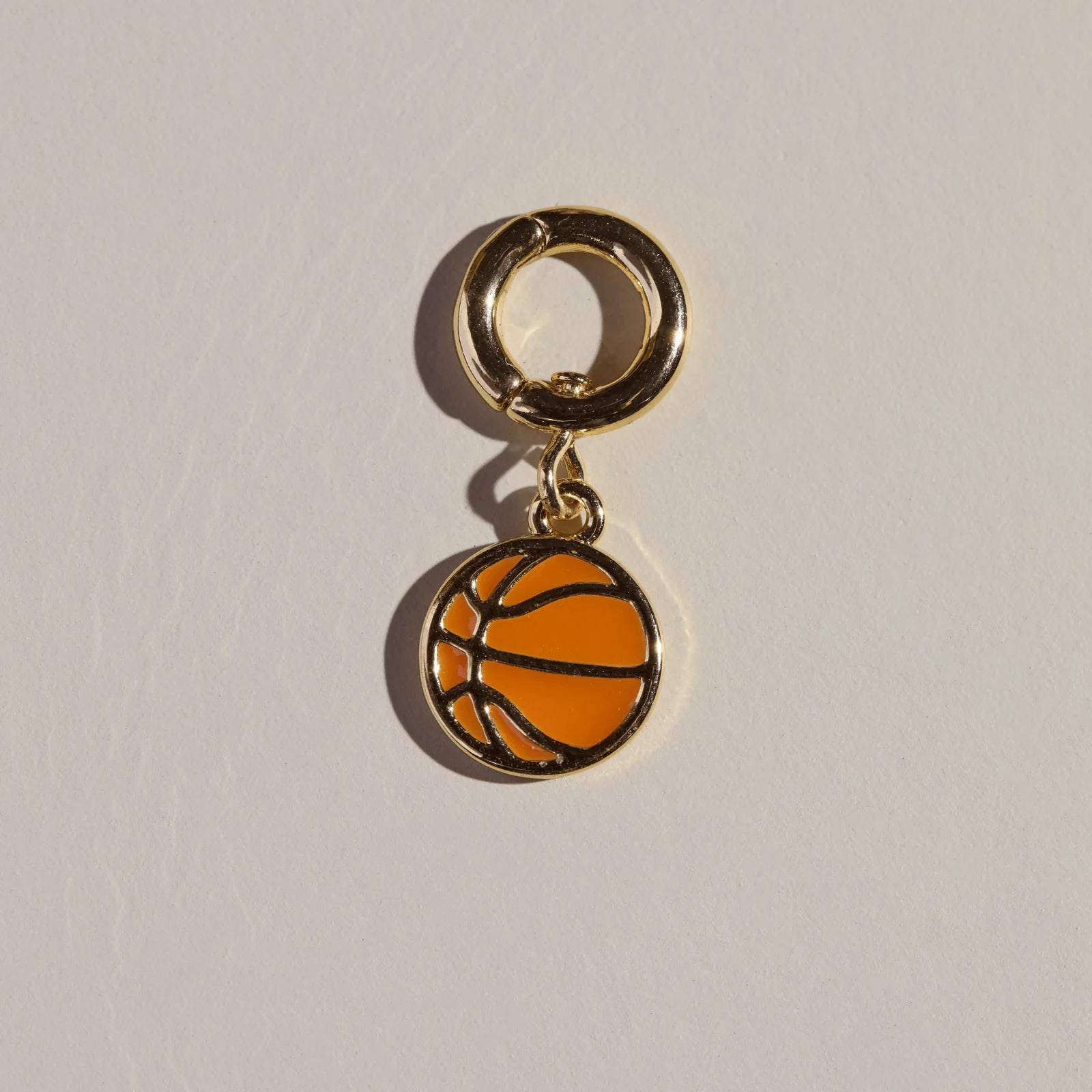 Basketball Charm-Gold