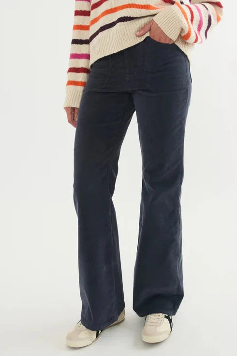 Bridget Corduroy Flare- India Ink
