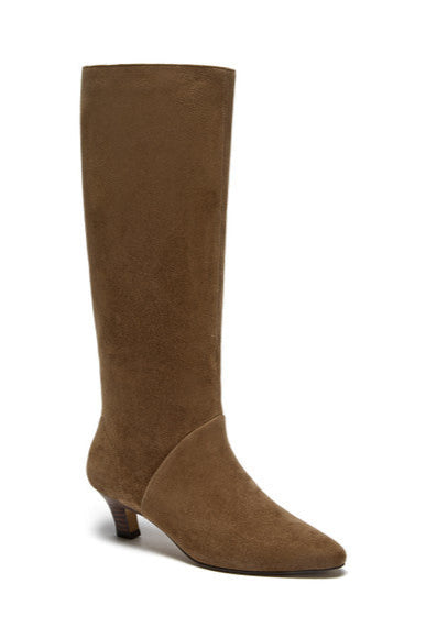 Gwen Suede Boot- Taupe