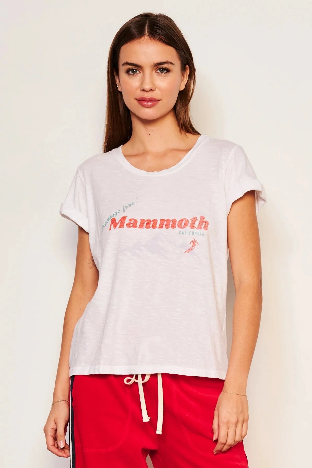 Rolled Sleeve Tee Mammoth—Optic White **Final Sale**