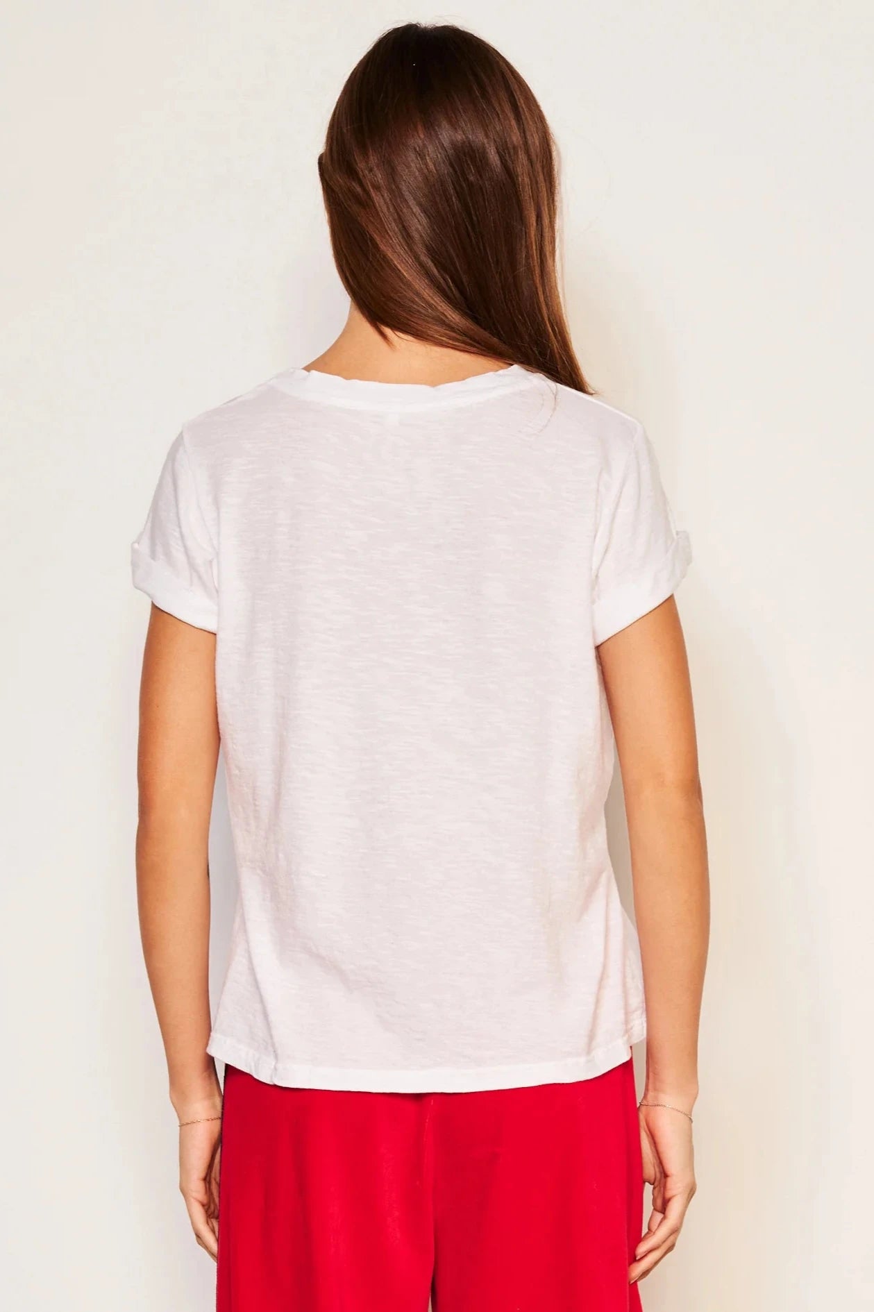 Rolled Sleeve Tee Mammoth—Optic White **Final Sale**