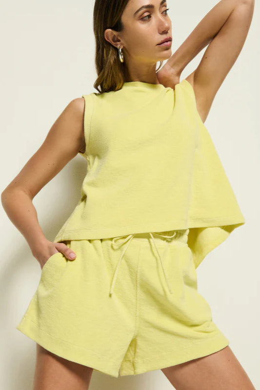 Nara Muscle Tank- Citrus Yellow
