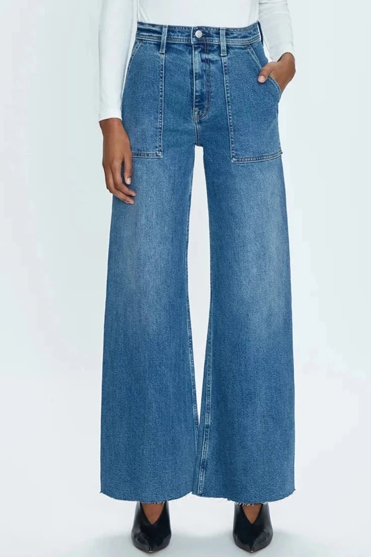 Penny Utility Wide Leg- Canal **Final Sale**