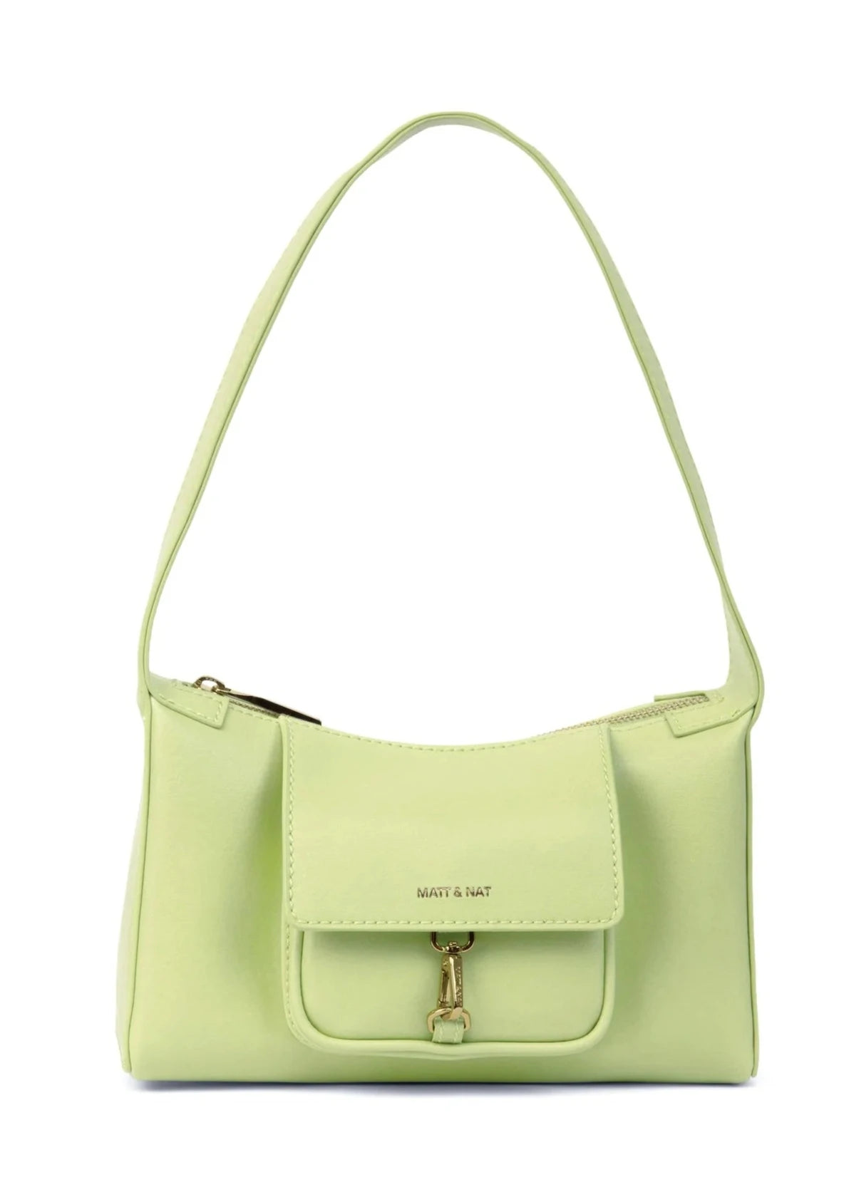 Loti Vegan Leather Shoulder Bag- Martini