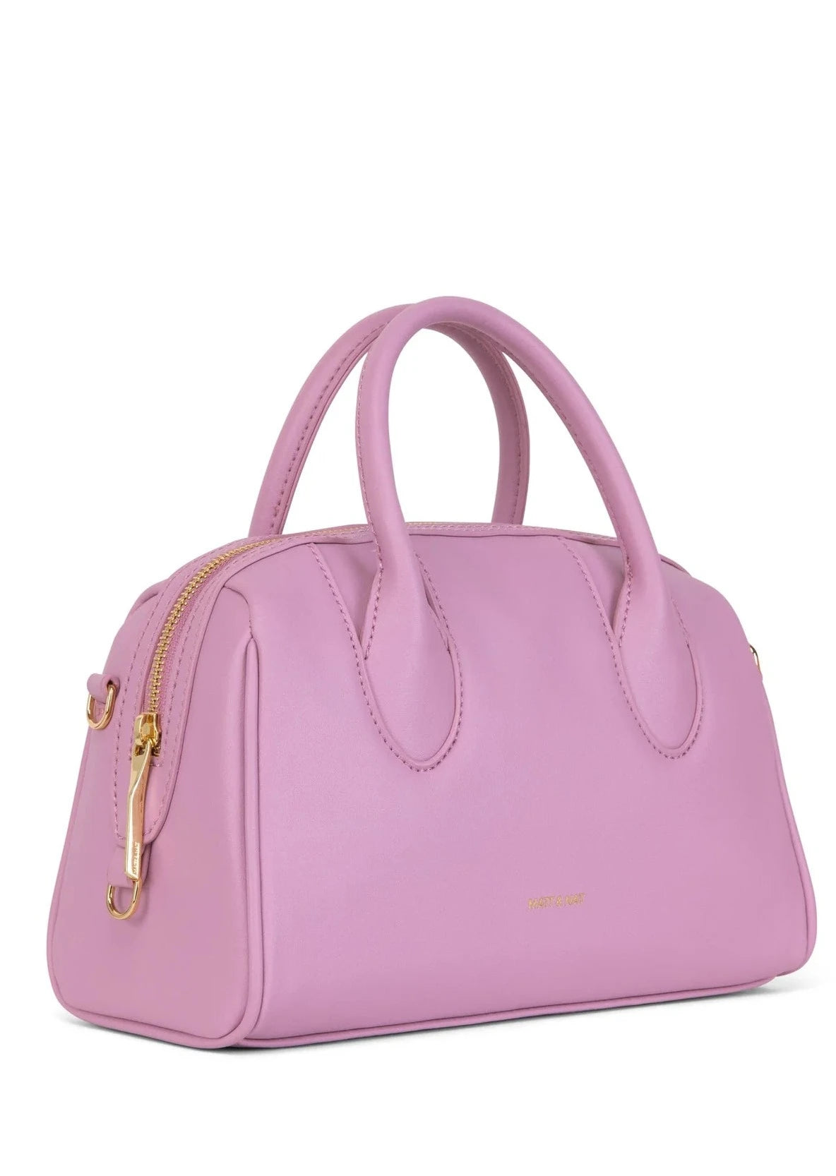 Floria Vegan Leather Satchel- Petal Pink