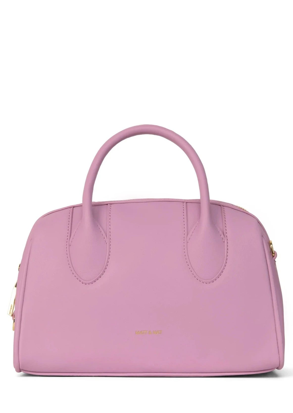 Floria Vegan Leather Satchel- Petal Pink