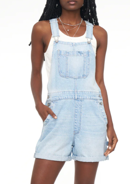 Beatrix Denim Shortalls- Surfrider
