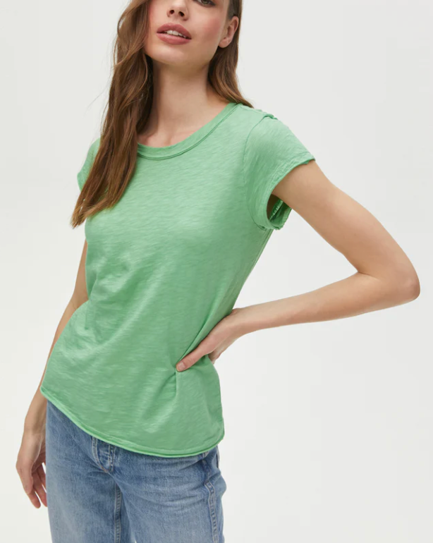 Trudy Crew Tee- Fern Green