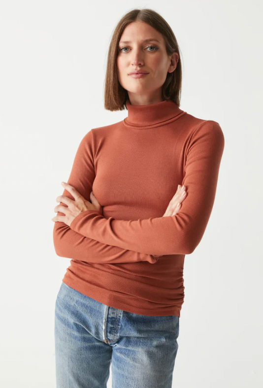 Gail Turtleneck- Pecan **Final Sale**