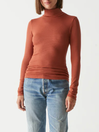 Gail Turtleneck- Pecan **Final Sale**