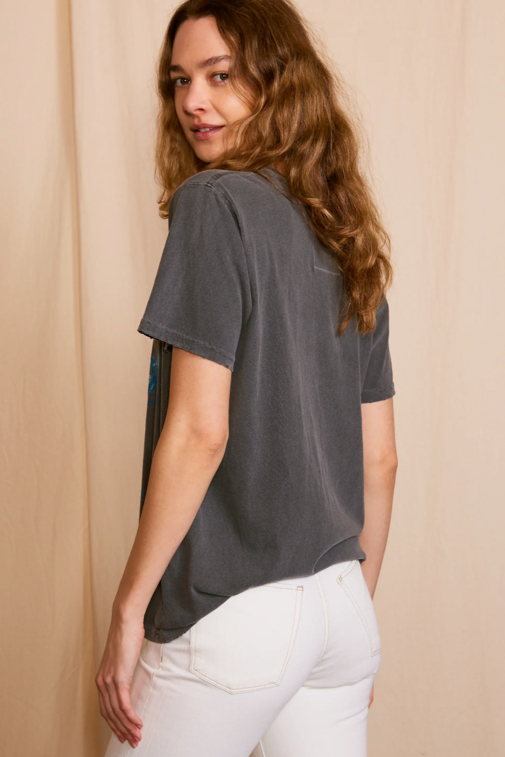 Led Zeppelin Inglewood Sunkissed Gray Tee- Vintage Black