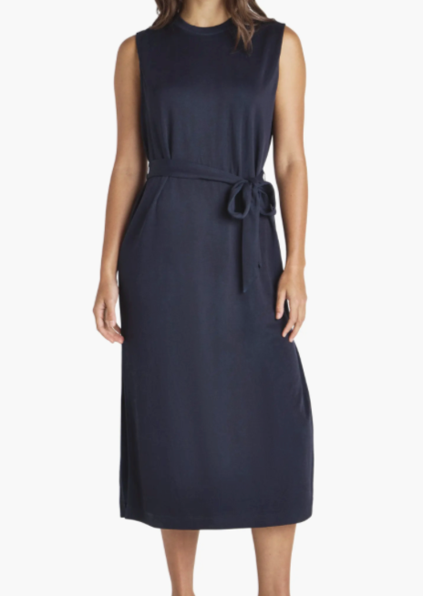 Splendid Massie Scuba Dress- Navy S Splendid Massie Scuba Dress- Navy S