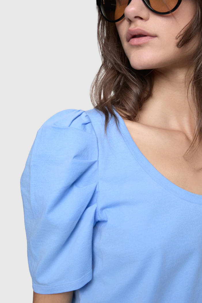 Janine Short Sleeve- Azure