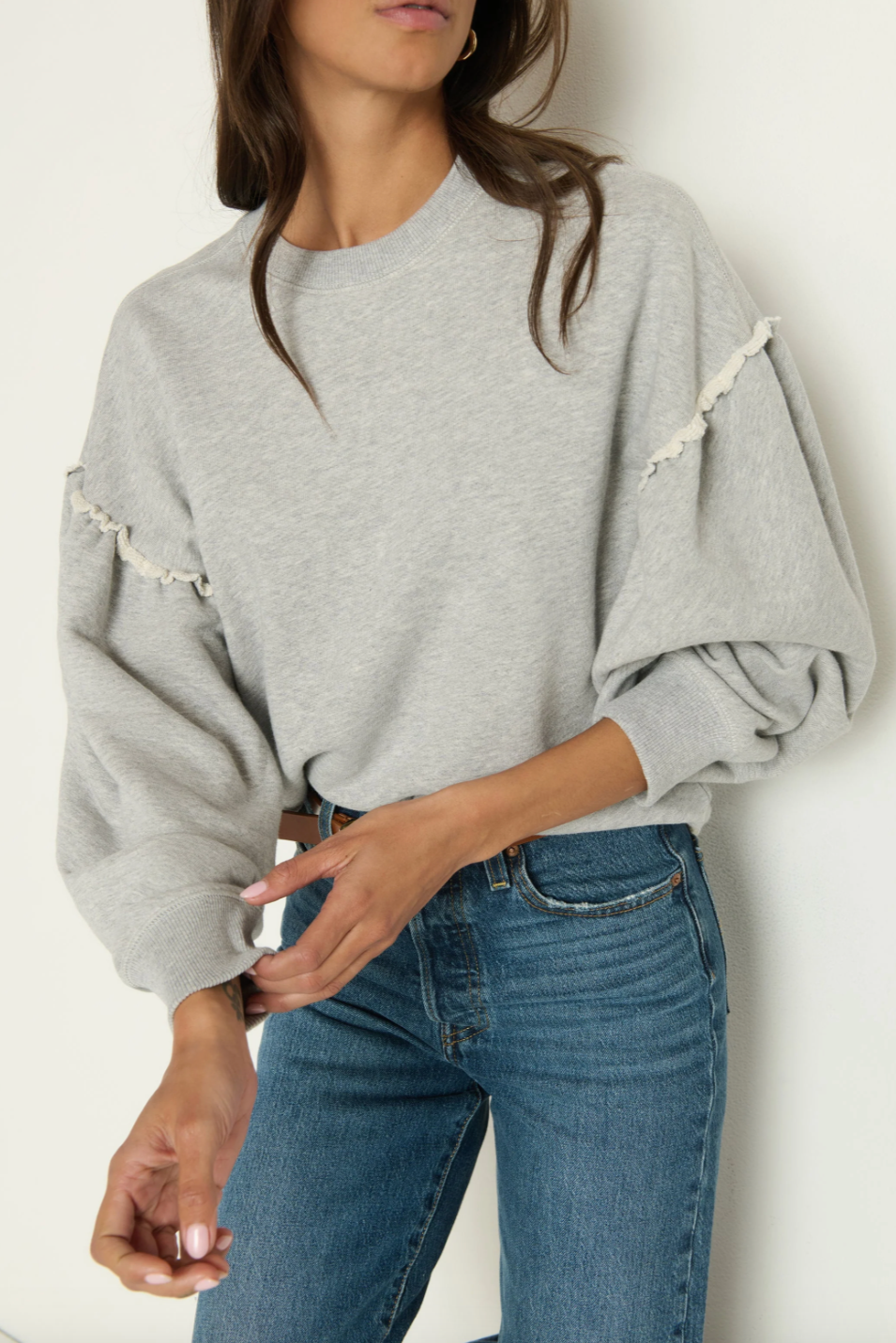 Shane Sweatshirt- Heather Grey
