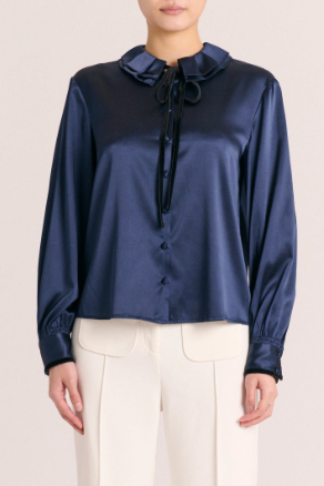 Emerson Blouse- Midnight Blue