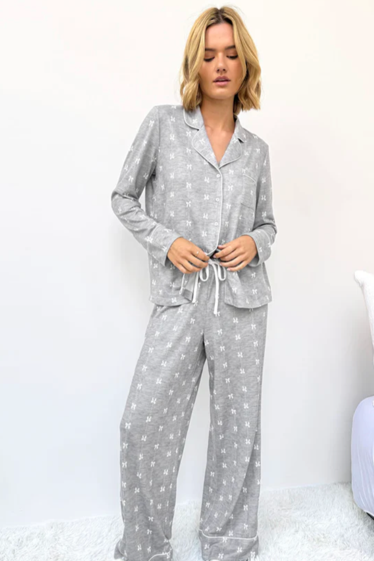 Flora Pillow Soft Pajama Set-