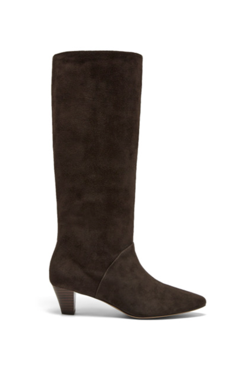 Gwen Suede Boot- Chocolate