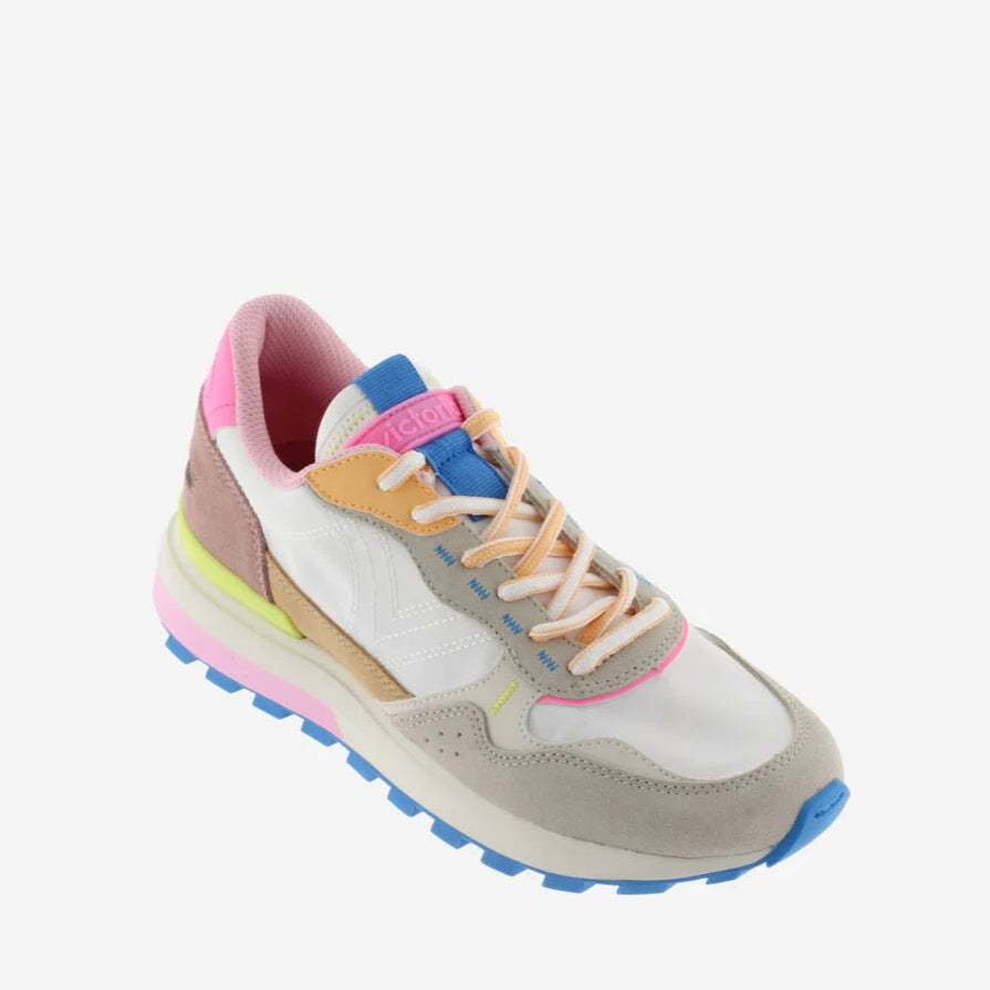 Luna Nylon Sneaker- Blanco