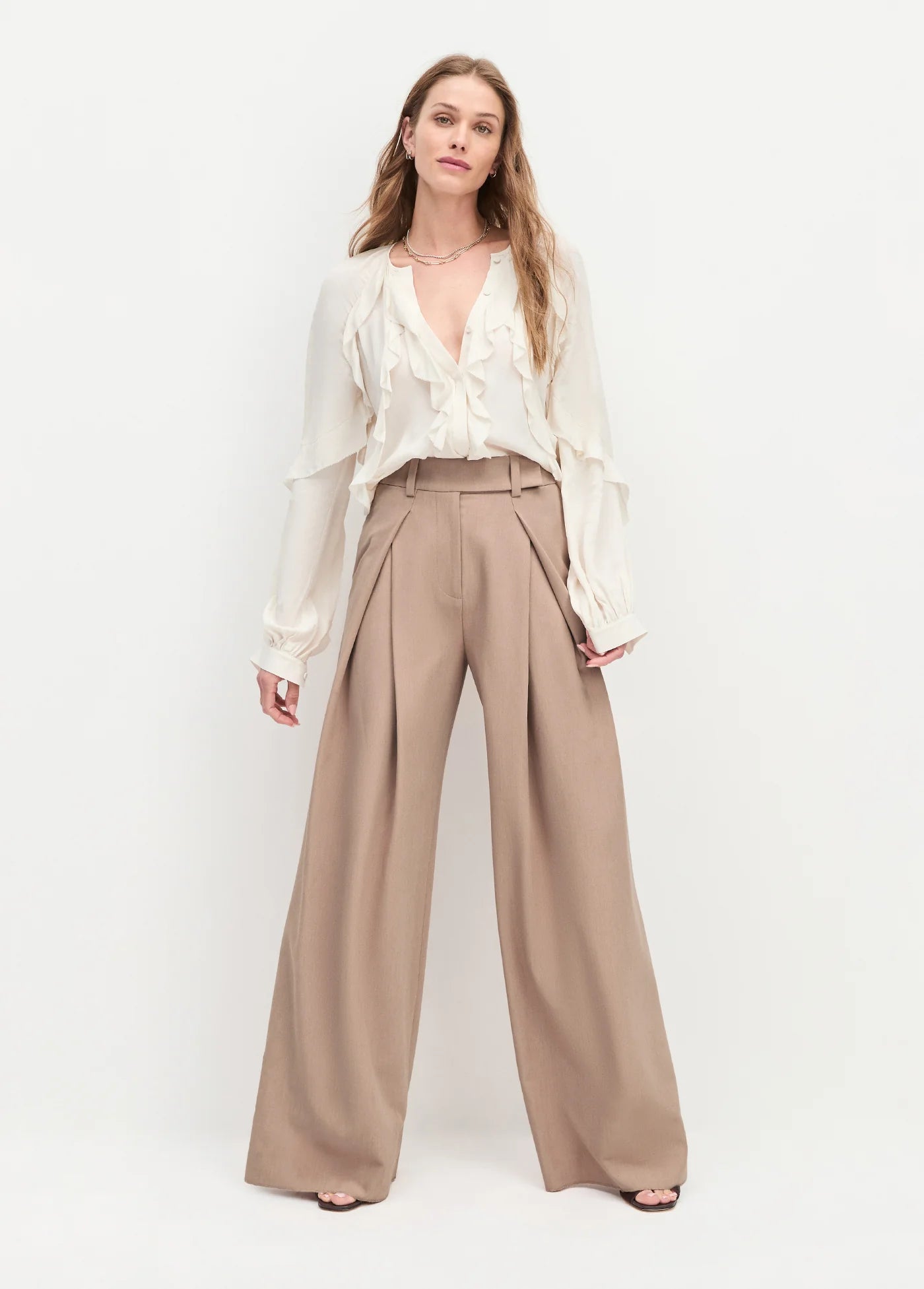 Pleats For Days Pants- Mocha