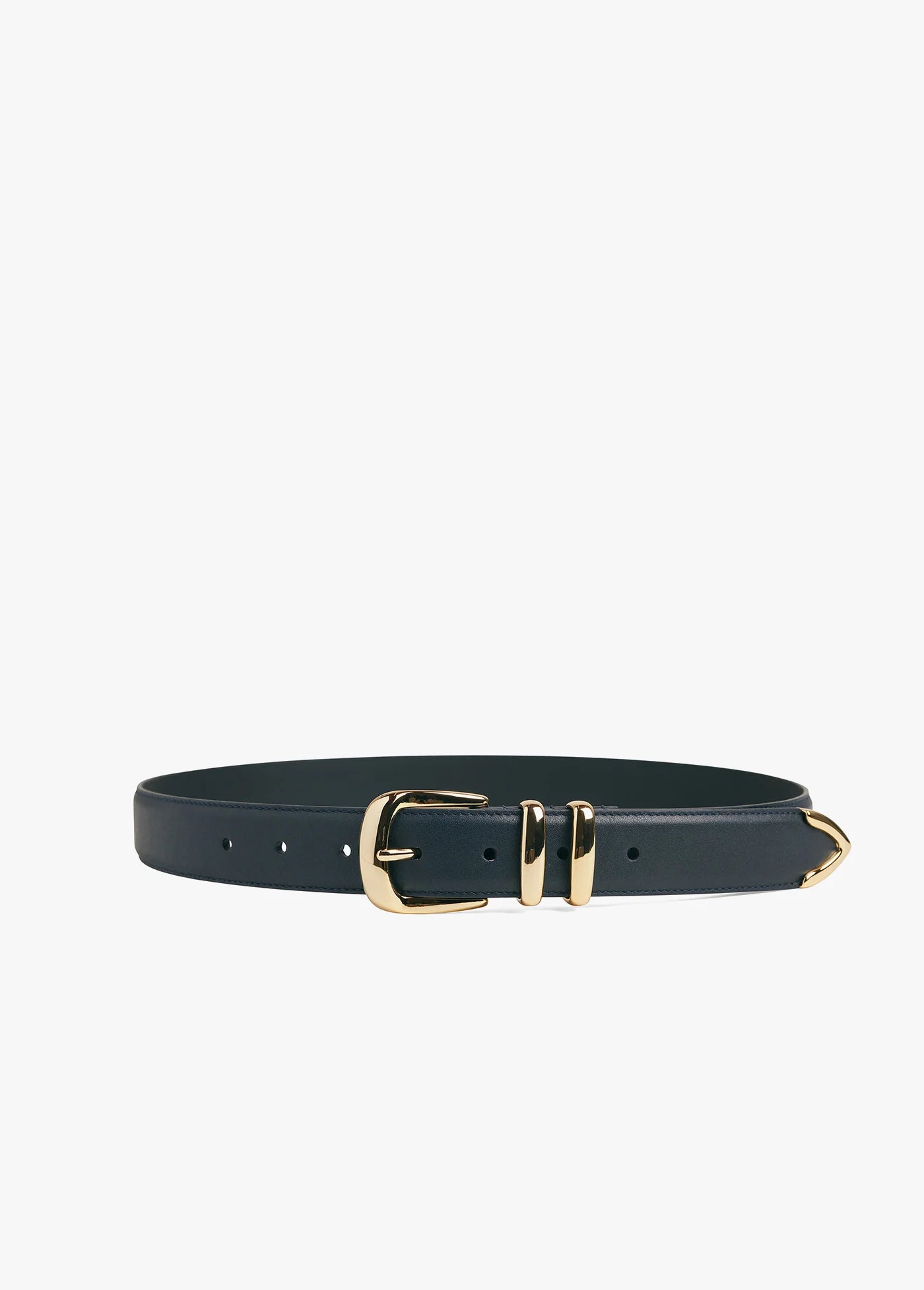 The Jordan Belt- Navy/Gold