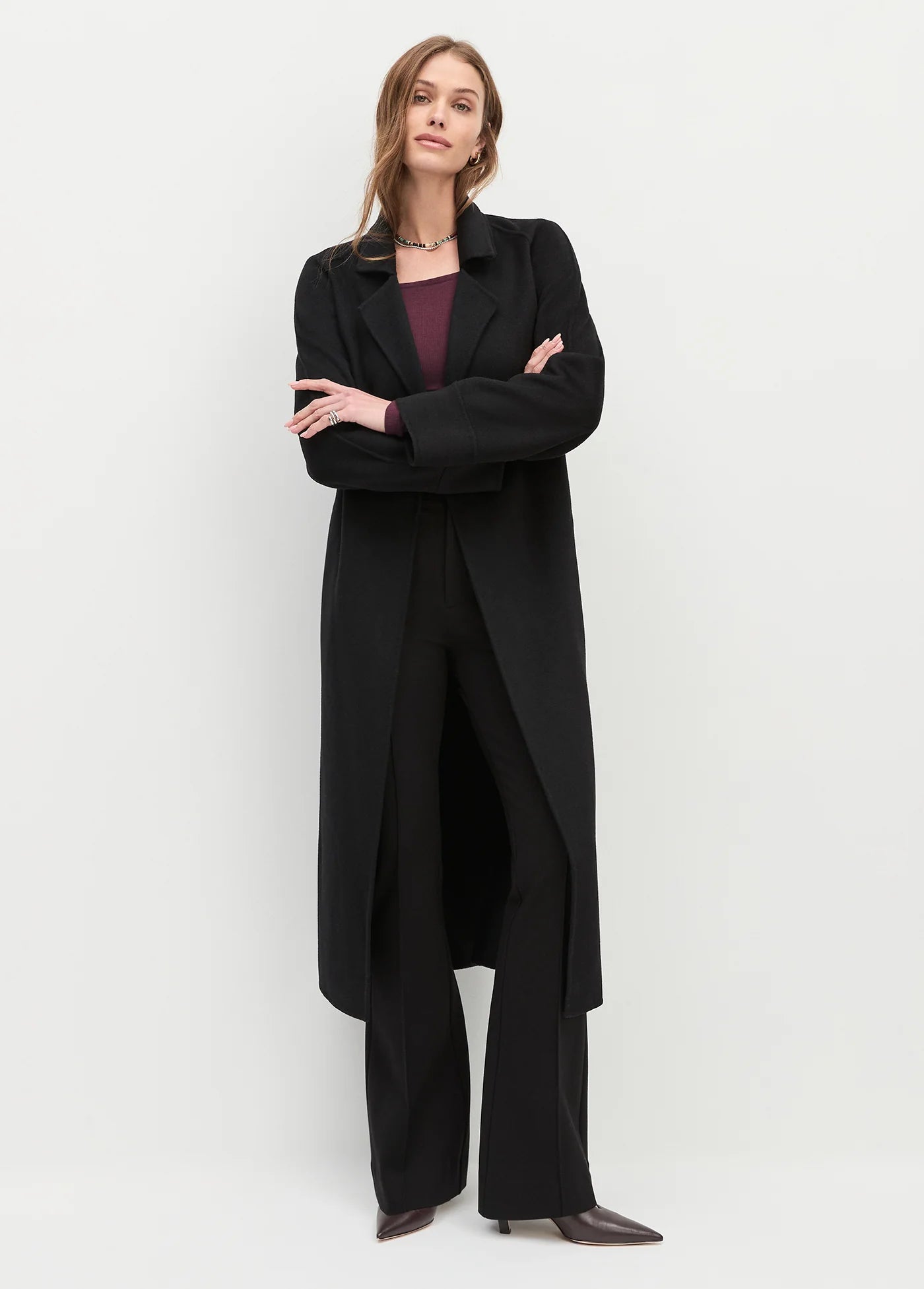 The Paola Coat- Black