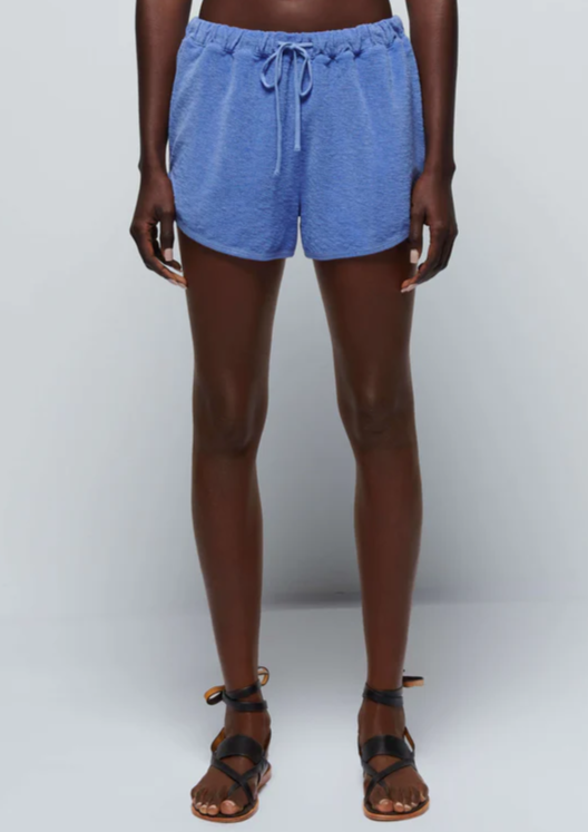 Fern Terry Cloth Short- Wedgewood **Final Sale**