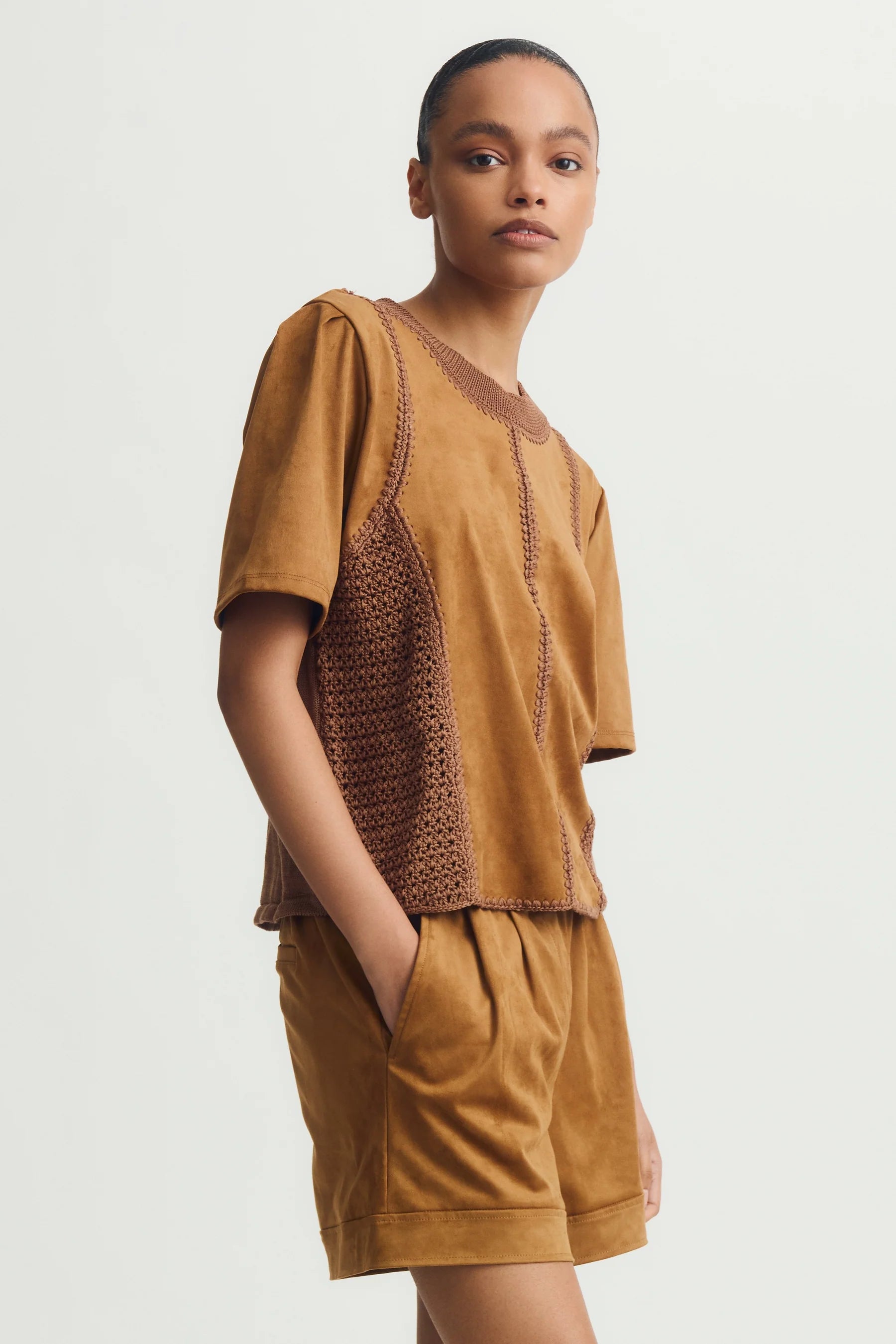 Inti Top- Amber Suede