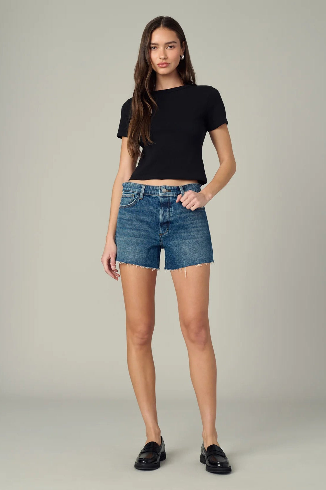 The Jessie Relaxed Short- Bad Apple**Final Sale**