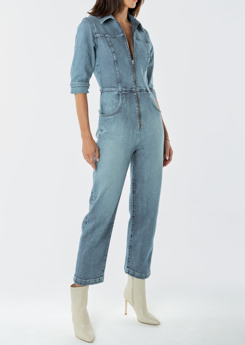 Fayette Denim Jumpsuit