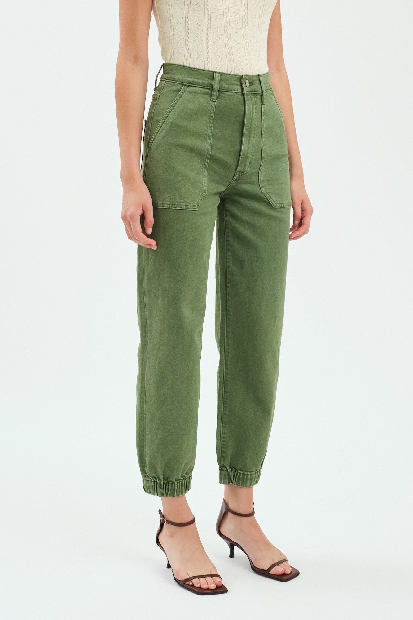 The Champ High Rise Jogger- Clover