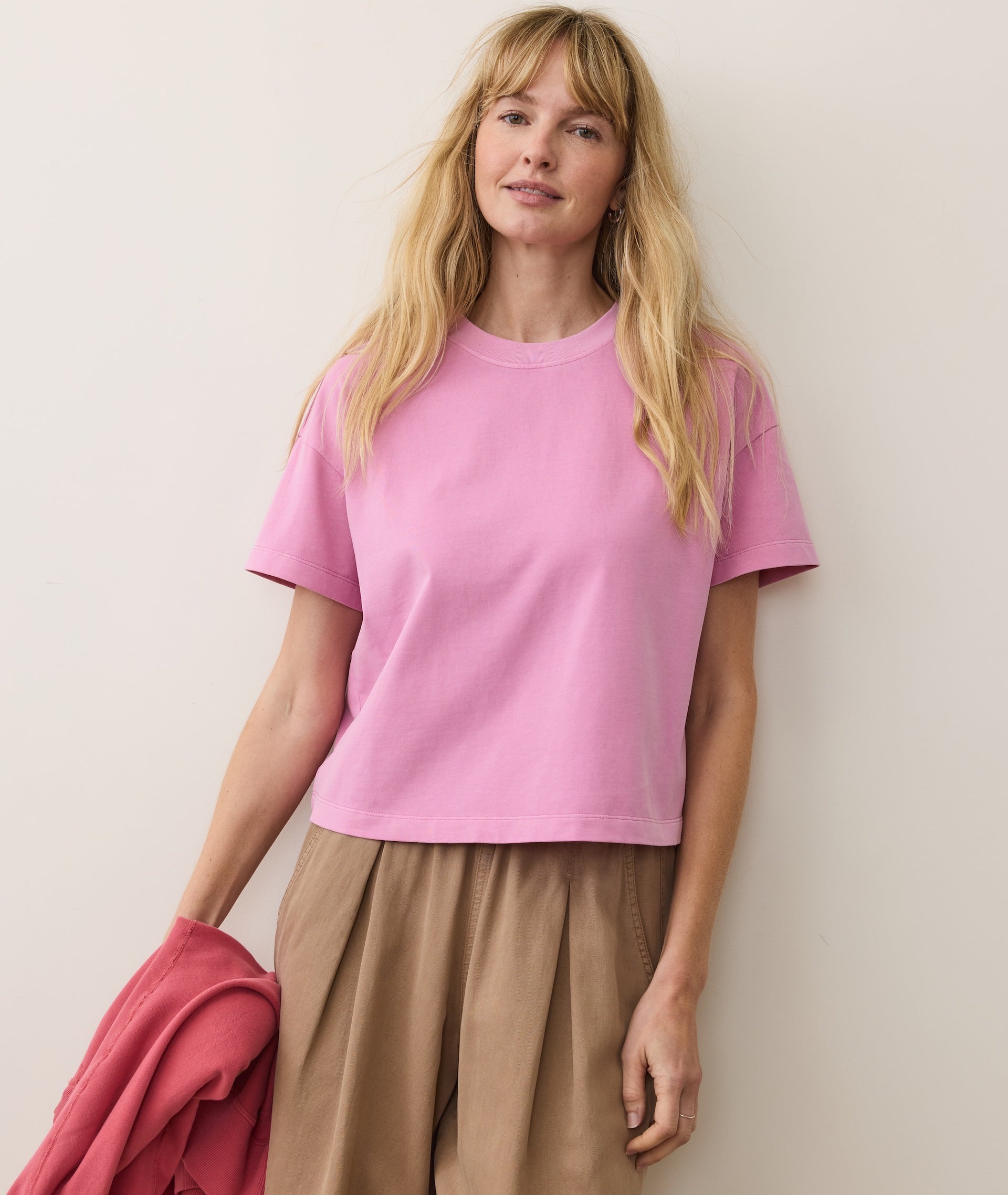 Cloud 9 Jersey Crew Tee- Lilac
