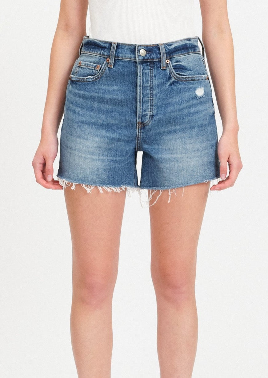 Bottom Line Denim Shorts **Final Sale**
