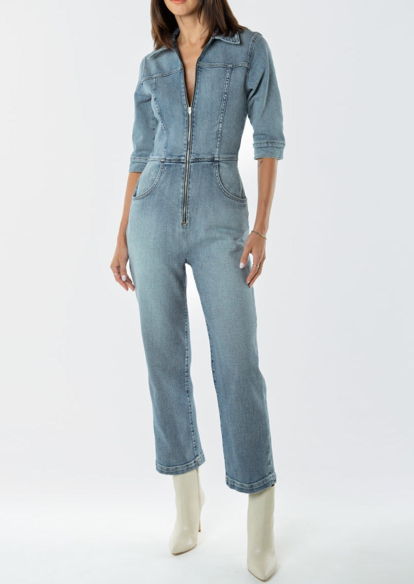 Fayette Denim Jumpsuit