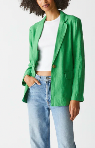 Lottie Blazer- Field Green