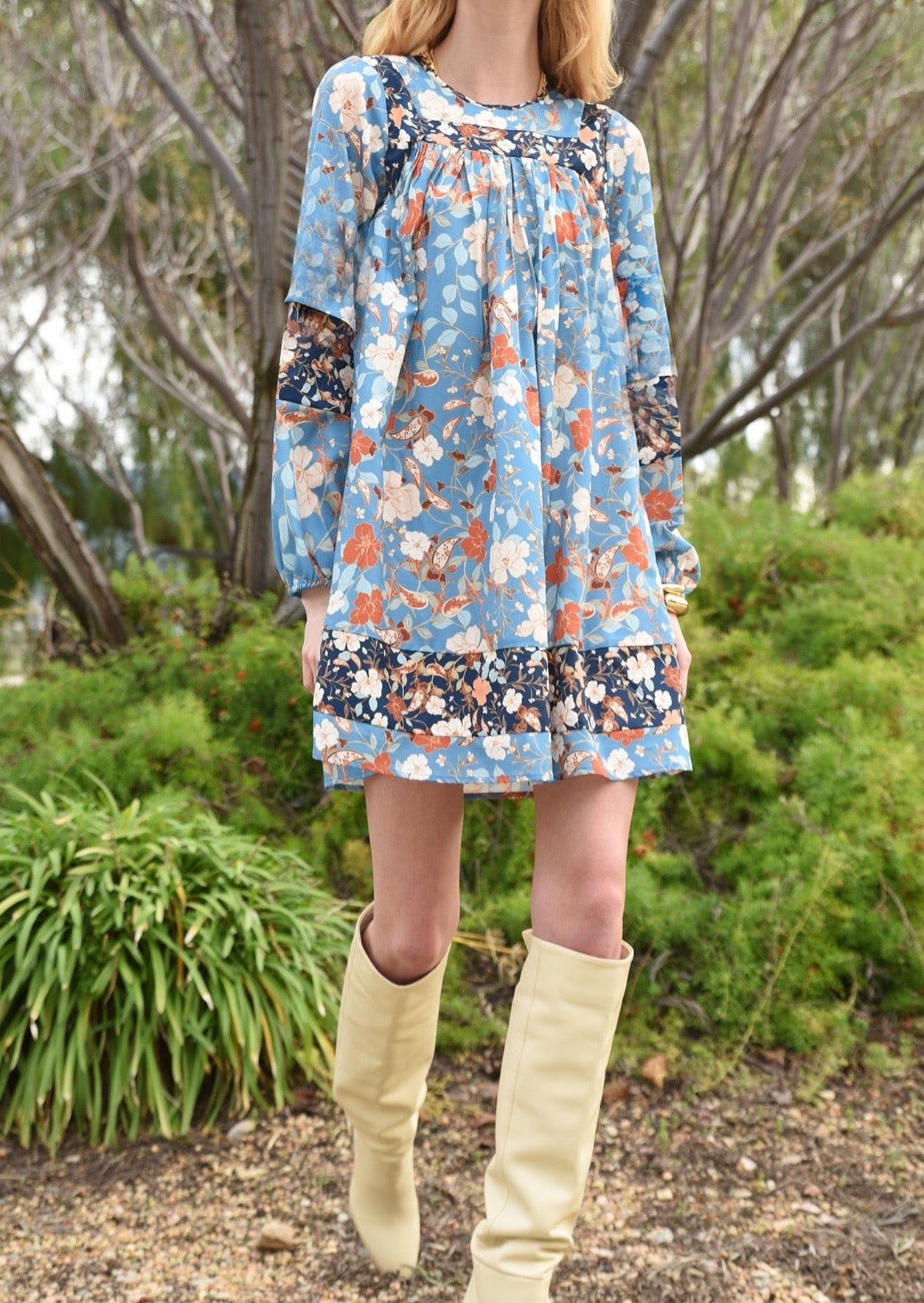 Helena Floral Shift Dress**FINAL SALE**