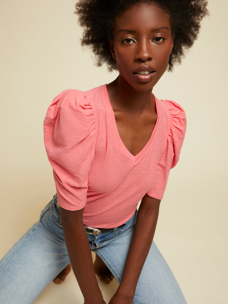 Nation LTD- Jillian Bold Shoulder Tee**FINAL SALE**