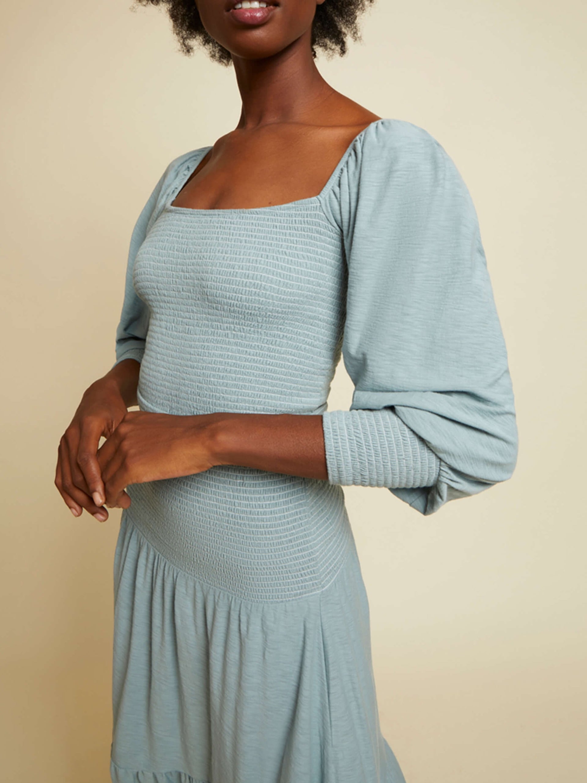 Nation LTD- Iona Smocked Tee**FINAL SALE**
