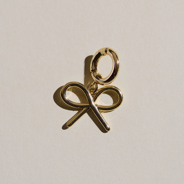 Gold Bow Charm