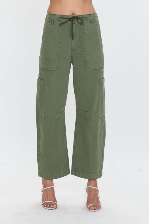 Sabrina Bowed Trousers- Meadow