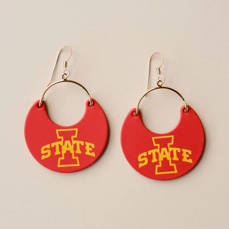 Cyclone Cardinal Iowa State University Ninas-Silver