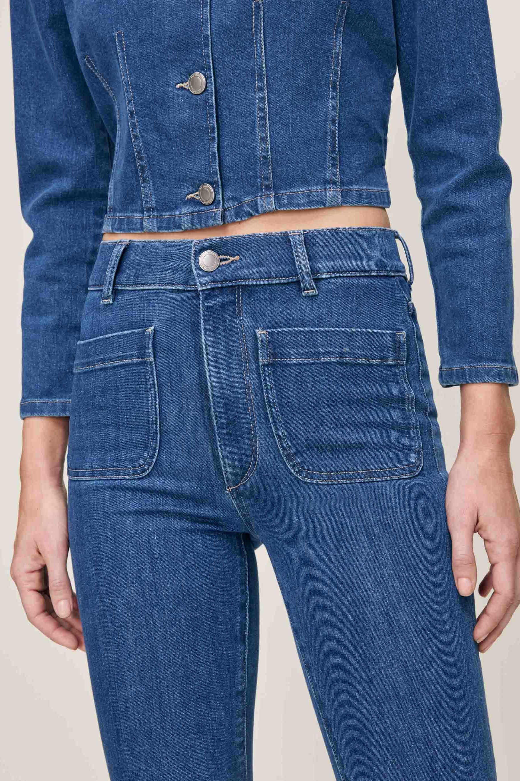 Bridget Boot Cut High Rise Instasculpt- Blue Water