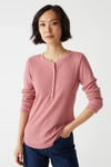 Reagan Long Sleeve Thermal Top- Berrywood