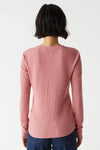 Reagan Long Sleeve Thermal Top- Berrywood