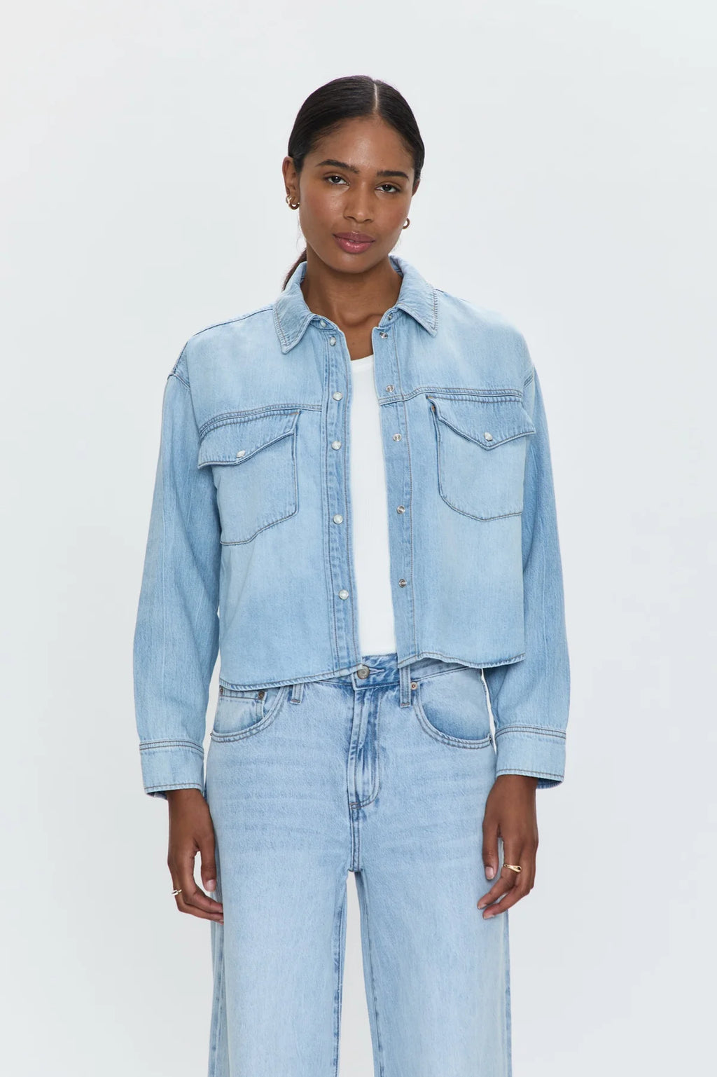 Sadie Classic Workwear Shirt- Repeat